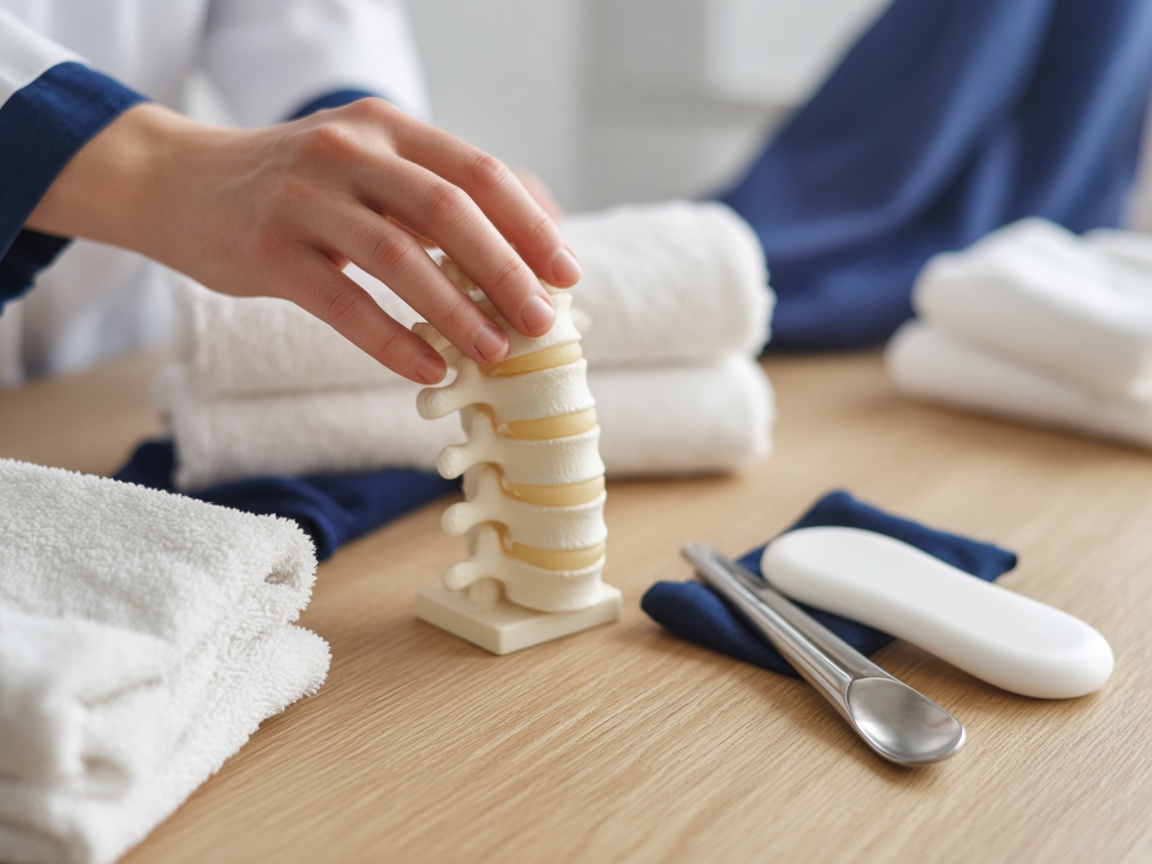 Clinical wellness tools arranged for family chiropractic care